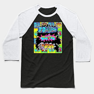 Graffiti,Rap,Music,Guitar,bass Baseball T-Shirt